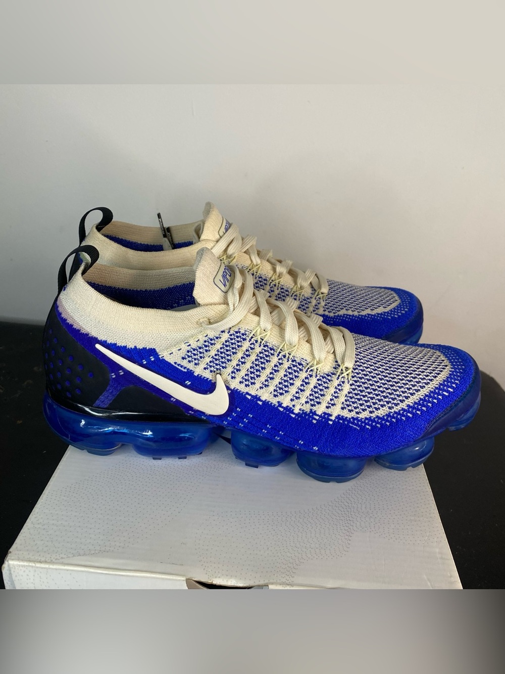 Nike Air Vapormax Flyknit 2 “Racer Blue” Size 10.5 - Picture 2 of 9